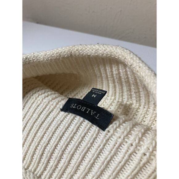 Talbots Women’s Size Medium Machine Knit Sweater With Stripes - Picture 3 of 6